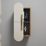 Hanah Home Estantería de Pared Rose - Walnut, Cream